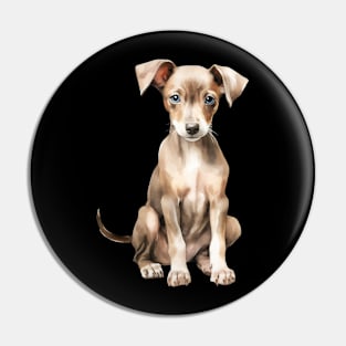 Puppy Greyhound Pin