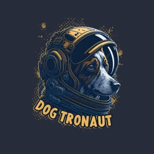 Dog tronaut funny T-Shirt