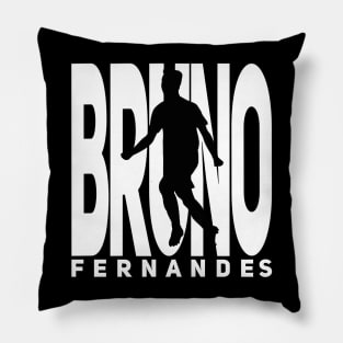 Bruno Fernandes silhouette Pillow