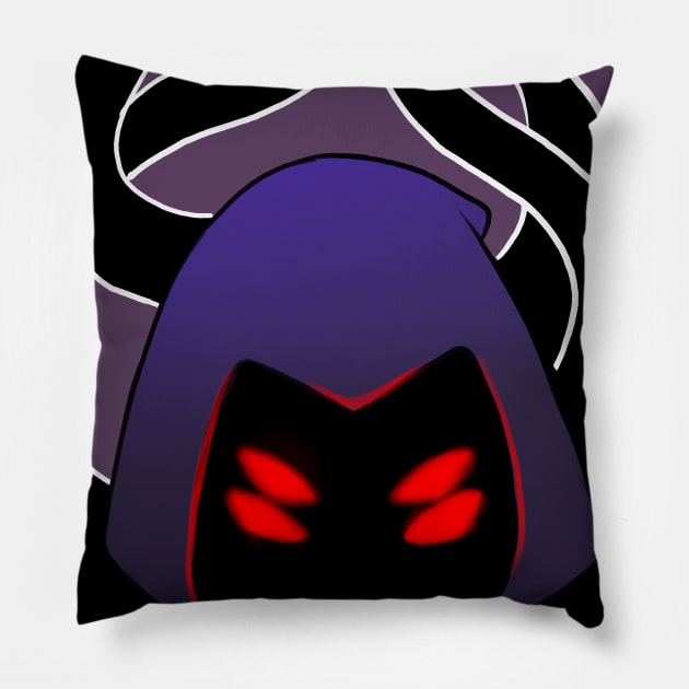 trigon raven Pillow by Mjkvn