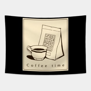 Coffee time Tapestry