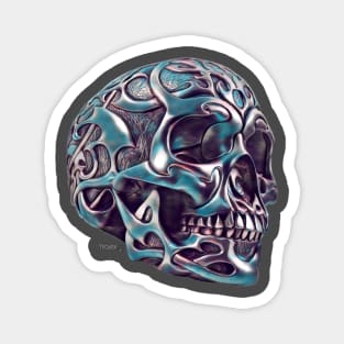 Celtic Skull Magnet