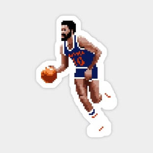 Walt Frazier Pixel Dribble Magnet