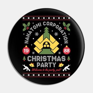 Nakatomi Corporation Christmas Party Pin