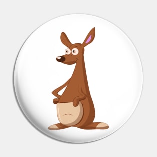 Cartoon Kangaroo Pin