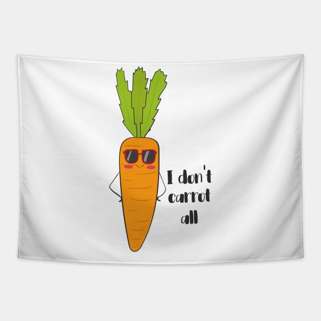 I Don't Carrot All! Tapestry by Dreamy Panda Designs