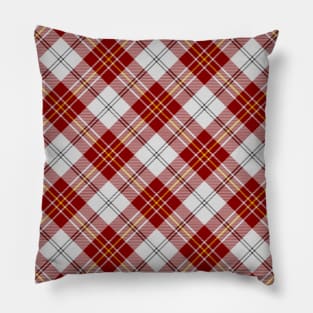 Clan MacPherson Red Dress Tartan Pillow