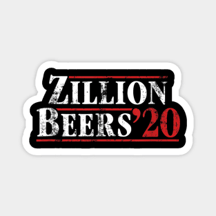 Barstool Sports Zillion Beers Election Magnet