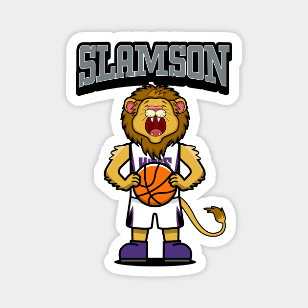Slamson! - Sacramento Kings Mascot - Magnet