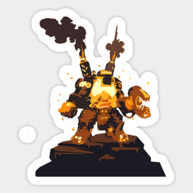 Torbjorn Molten Core Torbjorn Sticker Teepublic