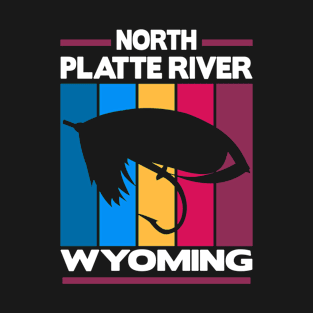 North Platte River Wyoming Fly Fishing T-Shirt