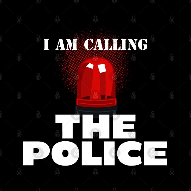 I Am Calling The Police Red by szymonkalle