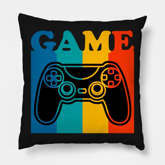 Games Addiction Pillow by timegraf