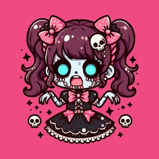 Zombie Girl Kawaii T-Shirt