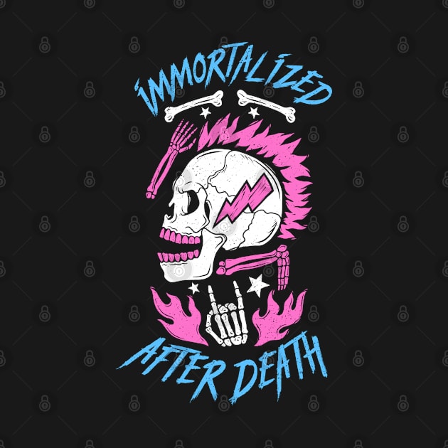 Immortalized After Death by PizzaZombieApparel