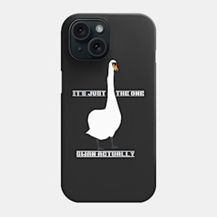 It's just the one swan actually police meme Phone Case