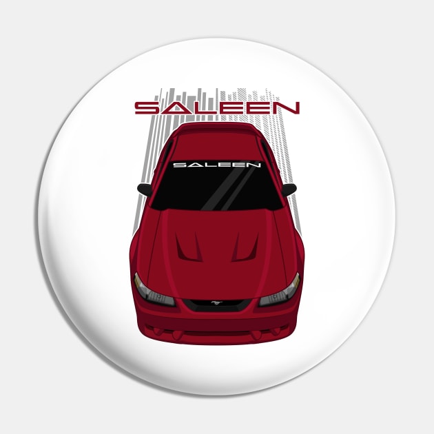 Ford Mustang Saleen SN95 - 1999-2004 - Dark Red Pin by V8social