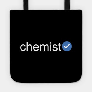 Verified Chemist (White Text) Tote