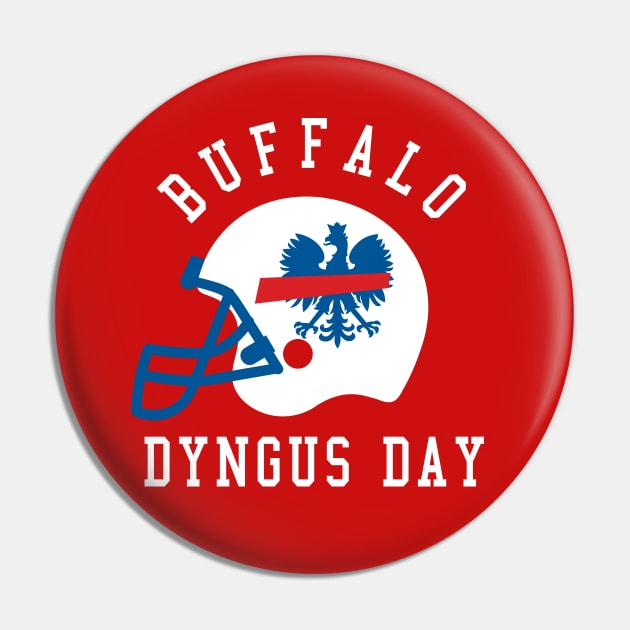 Dyngus Day Buffalo NY Polish Eagle Pride 716 Football Pin by PodDesignShop