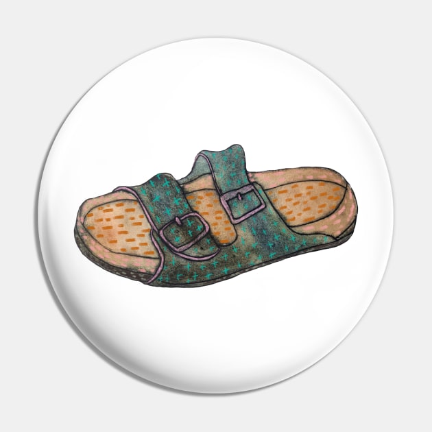 Birken Sandal Pin by SpringBird