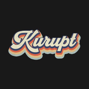 Retro Kurupt Pattern 70s 80s 90s Birthday Classic Style T-Shirt