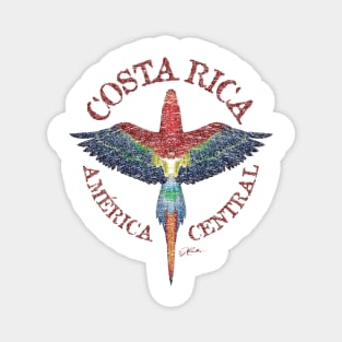 Costa Rica, America Central, Scarlet Macaw Magnet