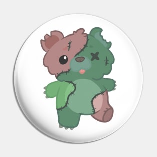 Zombie teddy bear Pin