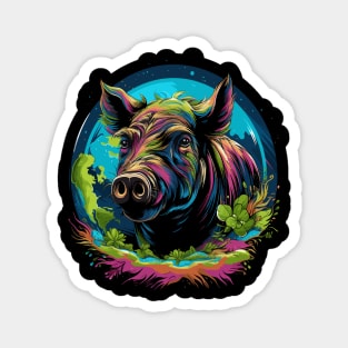 Wild Boar Earth Day Magnet