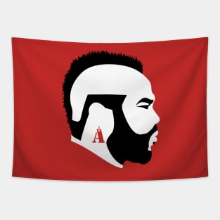 B. A. Baracus (Angry Red) Tapestry