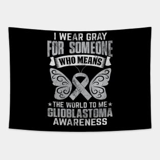 Glioblastoma Awareness Brain Cancer Gray  Tumor Tapestry