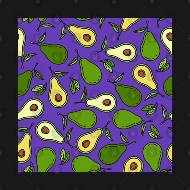 Discover Avocado Vegan Seamless Pattern - Avocado - T-Shirt