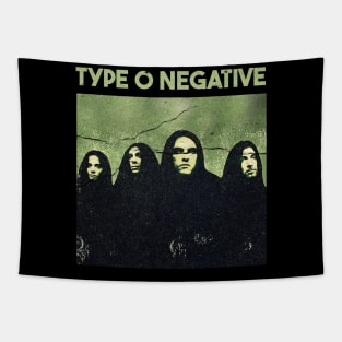 no more type negative retro Tapestry