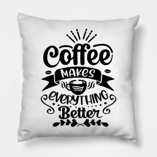 Coffee Give Me Power Pillow