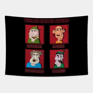 Comic Shirt Village Idiots Squad Friends 1 ENG Tapestry