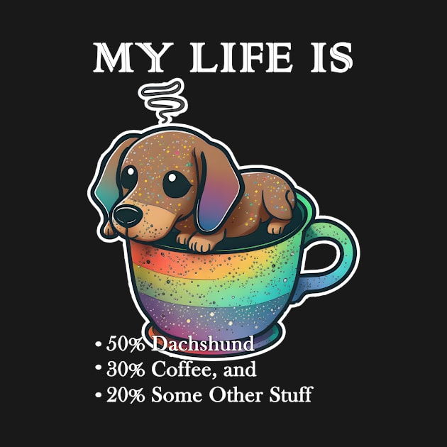 My Life is Dachshunds & Coffee by ChamLogic