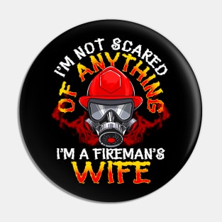 Halloween Shirts for Firefighter Wife Funny Firefighter's Wife Gift Pin