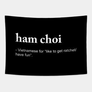 i love ham choi Tapestry