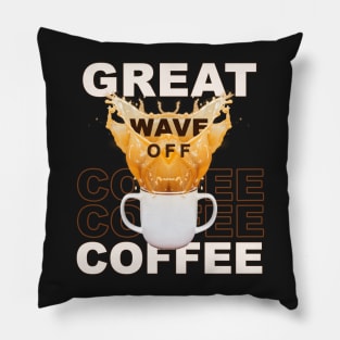 Great Wave Off Coffee Pillow