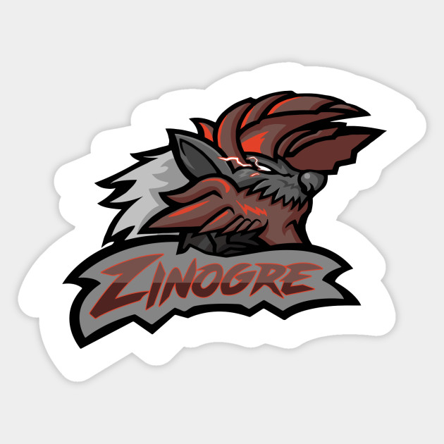 Stygian Zinogre Mascot Logo V 2