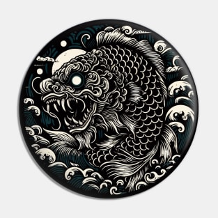 Japanese horror fish Pin