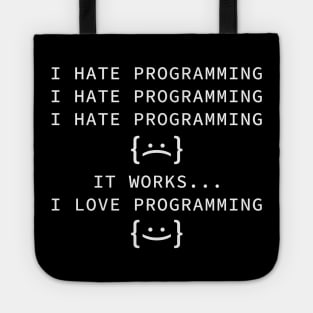 I Hate Programming Tote