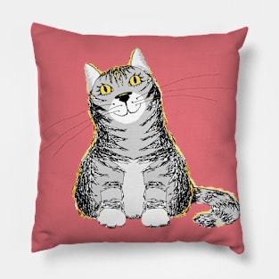 Sir Katness, King of Curiosity Pillow