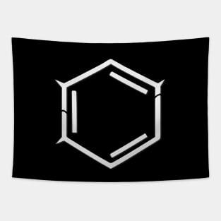 DOPEamine White Logo Tapestry