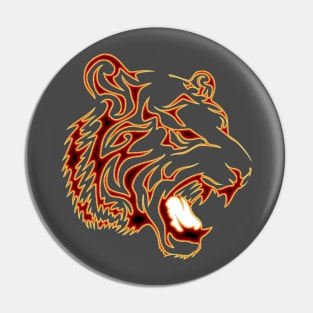 1986-1987, Fire Tiger Chinese Zodiac (Sm. Emblem) Pin