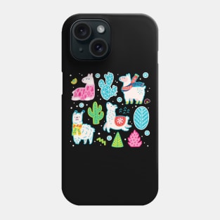 Fluffy llamas Phone Case