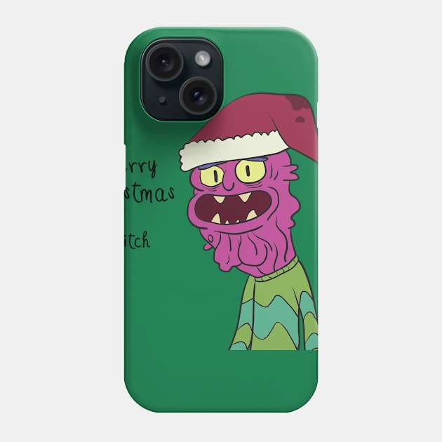 Scary Terry Merry Xmas Bitch - Rick and Morty Phone Case by Hentaichimp