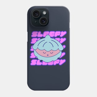 Kawaii Cute Sleepy Shell - Retro Shellfish Phone Case