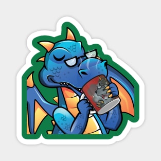 drinking dragon Magnet