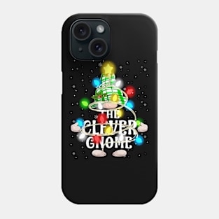 The Clever Gnome Christmas Matching Family Shirt Phone Case