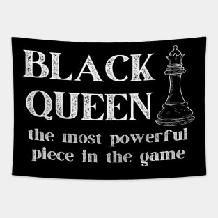 Black Queen Most Powerful Chess African American Tapestry